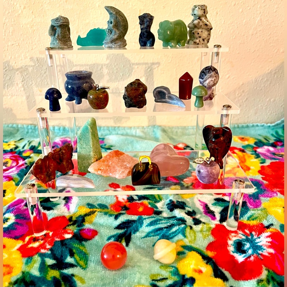 23pcs Crystal Figures Animals and more